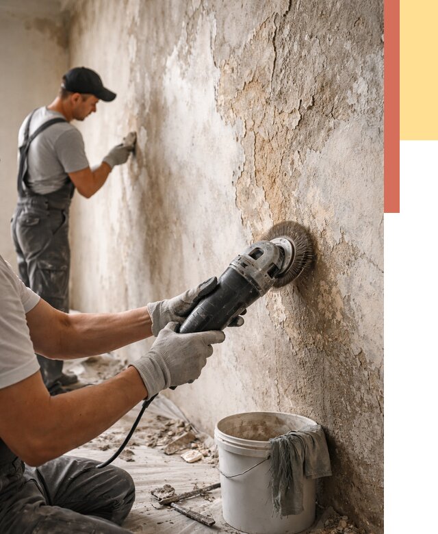 Снятие и удаление краски со стен в Черкесске от 2141 руб. — ОТДЕЛОЧНИК-Чрк