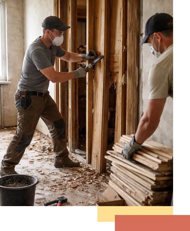 Демонтаж деревянных перегородок в Черкесске быстро и аккуратно