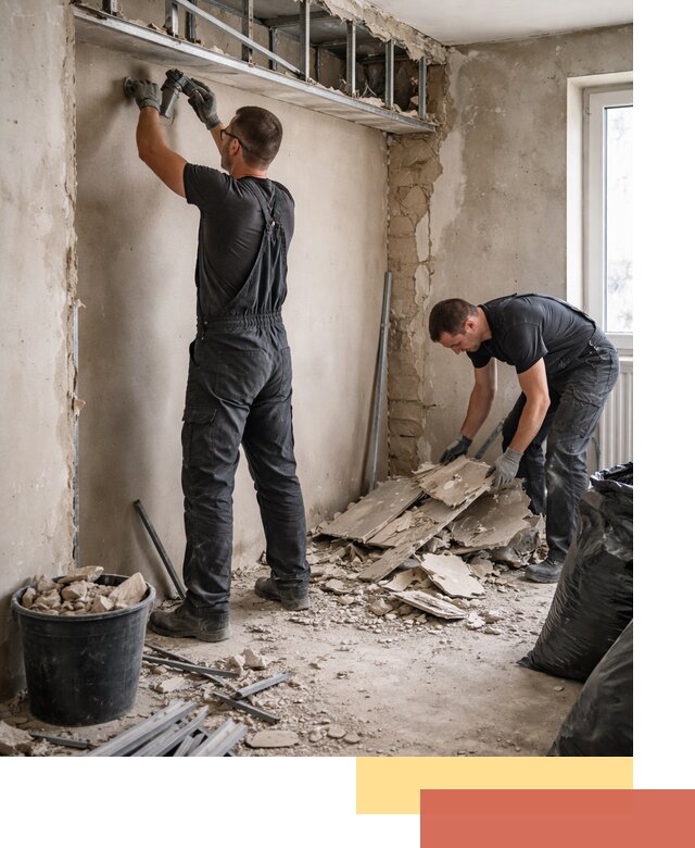 Демонтаж короба из гипсокартона в Черкесске быстро и аккуратно