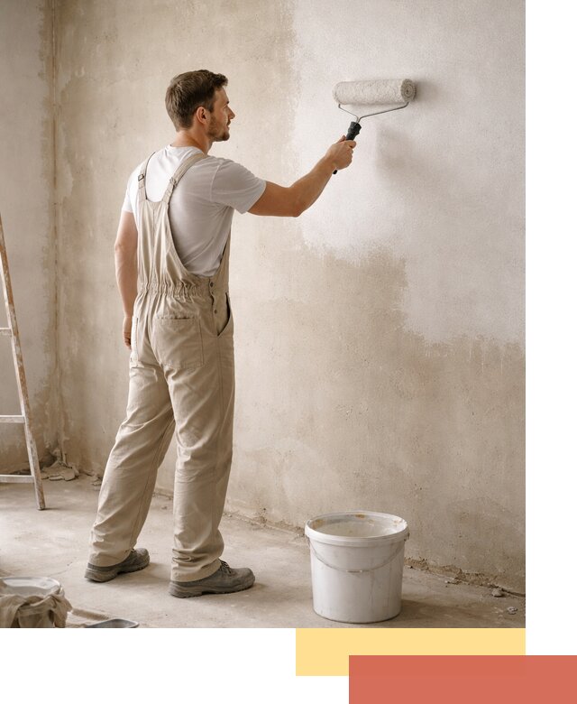 Грунтовка стен под отделку в Черкесске профессиональным раствором