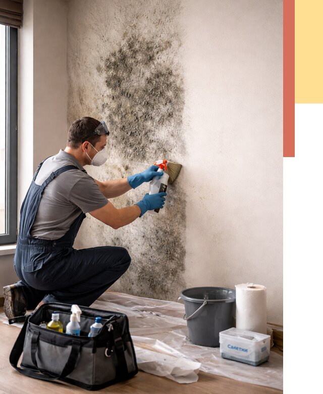 Удаление плесени со стен в Черкесске от 2192 руб. — быстро и недорого | ОТДЕЛОЧНИК-Чрк