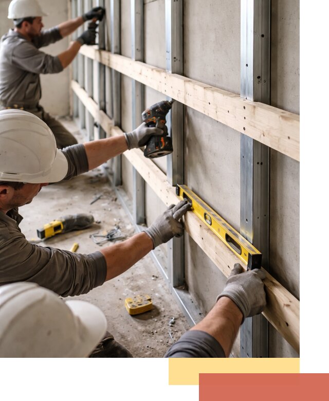 Устройство обрешетки под панели в Черкесске