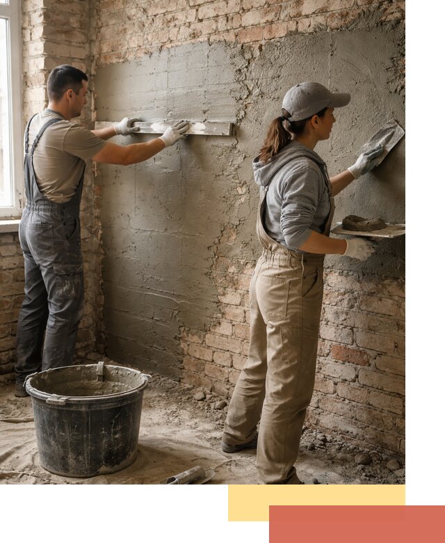 Штукатурка кирпичных стен в Черкесске — качественно и надежно