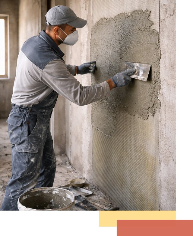 Штукатурка стен по сетке в Черкесске под ключ качественно и быстро