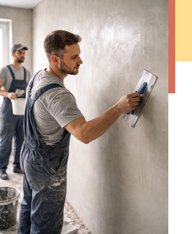 Глянцевание штукатурки стен в Черкесске от 7647 руб. — услуги и затирка | ОТДЕЛОЧНИК-Чрк