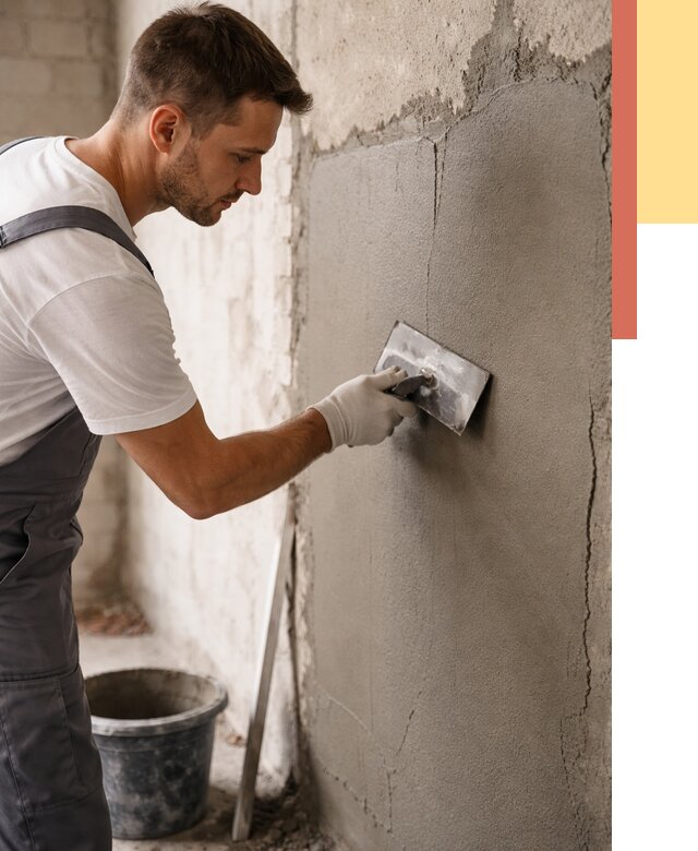 Штукатурка стен под плитку в Черкесске от 4282 руб./м2 — выравнивание под плитку | ОТДЕЛОЧНИК-Чрк