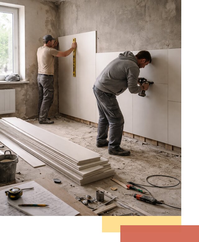 Монтаж ПВХ панелей на стены в Черкесске качественно и быстро