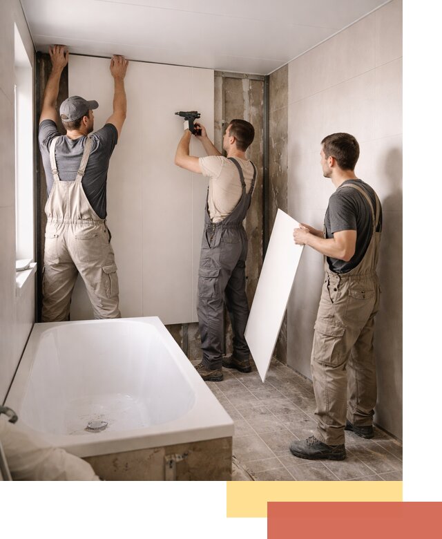 Отделка ванной панели ПВХ профессионально в Черкесске