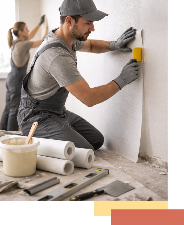 Поклейка стеклообоев профессионально в Черкесске