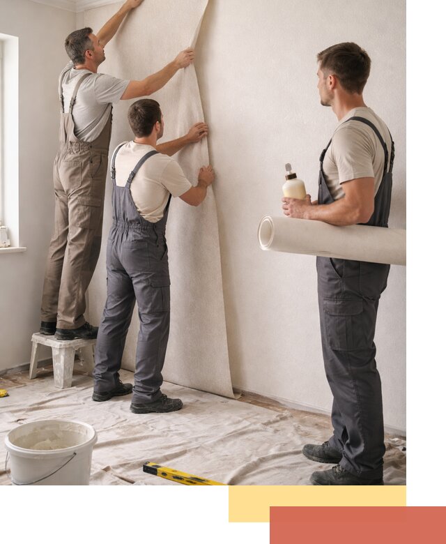 Оклейка стен обоями в Черкесске — качественно и профессионально