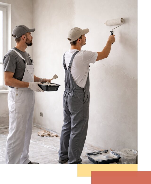 Покраска стен водоэмульсионной краской в Черкесске