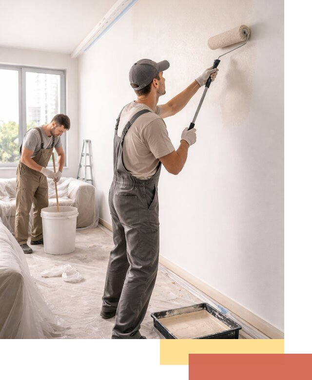 Покраска стен в офисе в Черкесске — быстрый и качественный ремонт