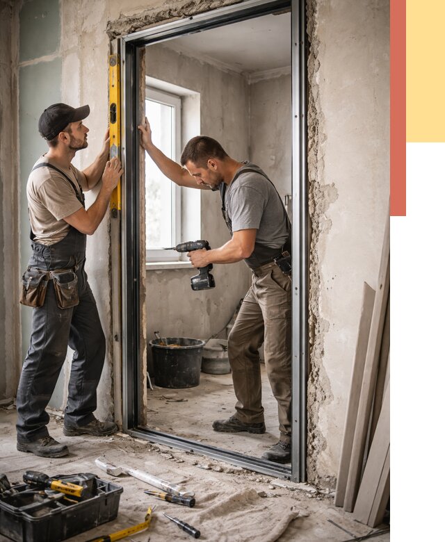 Закладка дверного проема в Черкесске от 3569 руб. — быстро и недорого | ОТДЕЛОЧНИК-Чрк