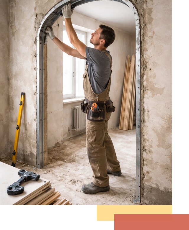 Устройство арочного проема в Черкесске под ключ