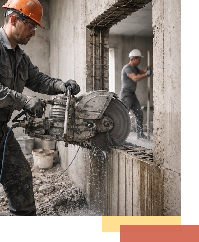 Алмазная резка проемов в Черкесске быстро и точно