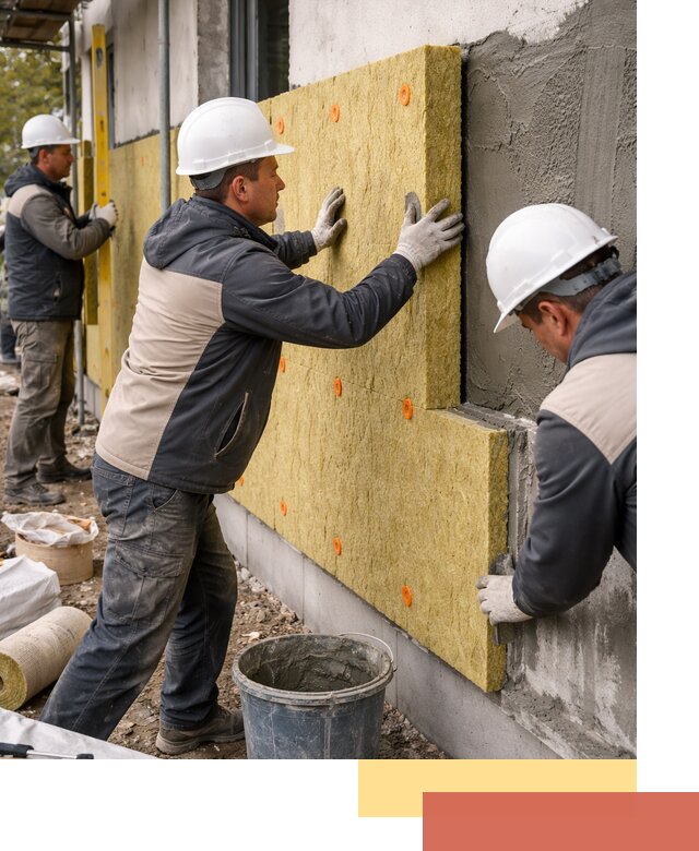 Утепление стен минватой в Черкесске — тепло и звукоизоляция