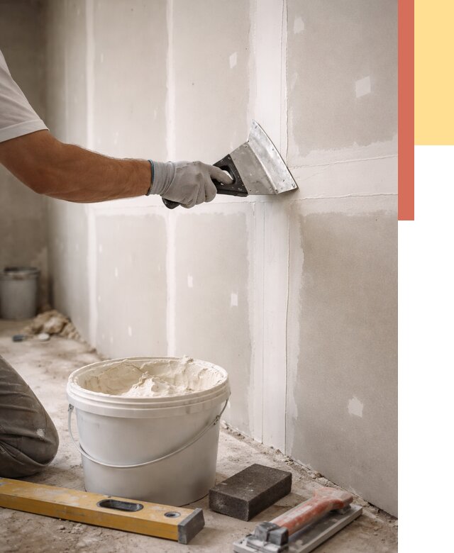 Шпаклевка перегородок из гипсокартона в Черкесске от 2549 руб. — услуги ОТДЕЛОЧНИК-Чрк