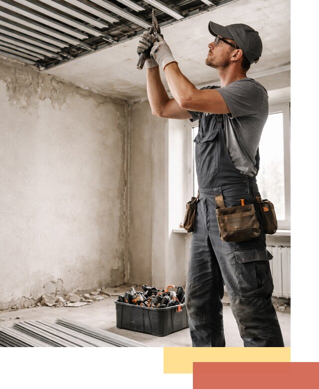 Демонтаж реечного потолка в Черкесске быстро и аккуратно