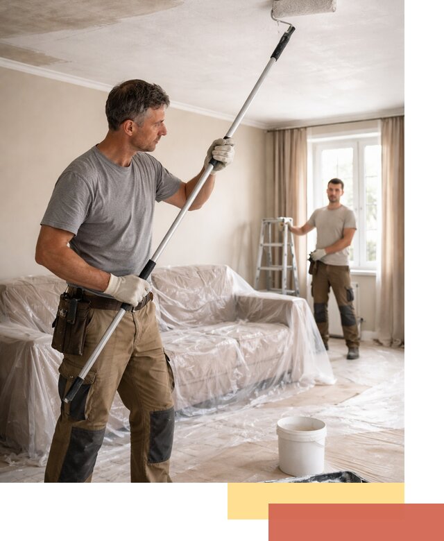 Грунтовка потолка в Черкесске — подготовка под покраску и отделку