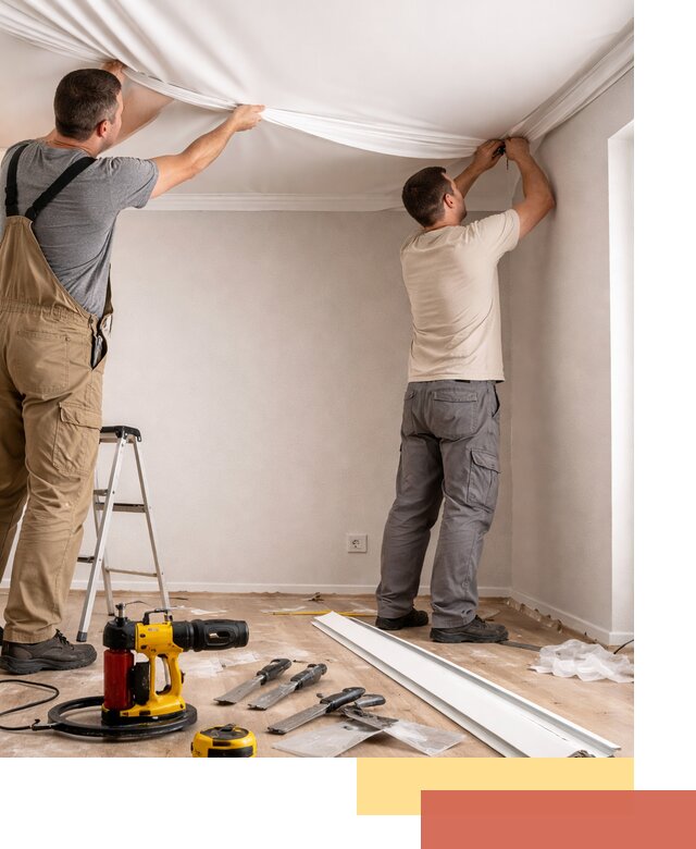 Монтаж ПВХ натяжного потолка в Черкесске качественно и быстро