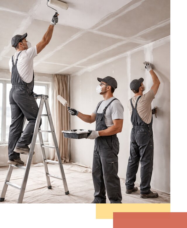 Покраска потолка из гипсокартона в Черкесске качественно и недорого