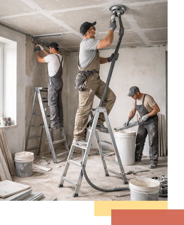 Ремонт потолка из гипсокартона в Черкесске: быстрый и качественный монтаж