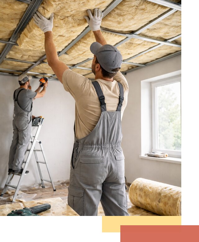 Утепление потолка под ключ в Черкесске качественно и быстро