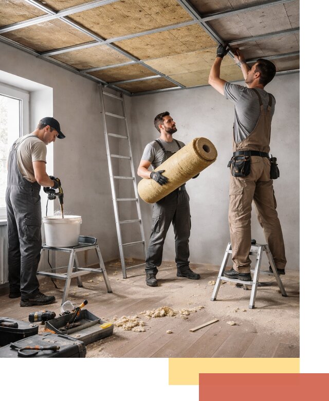 Шумоизоляция потолка в Черкесске: профессиональный монтаж и отделка