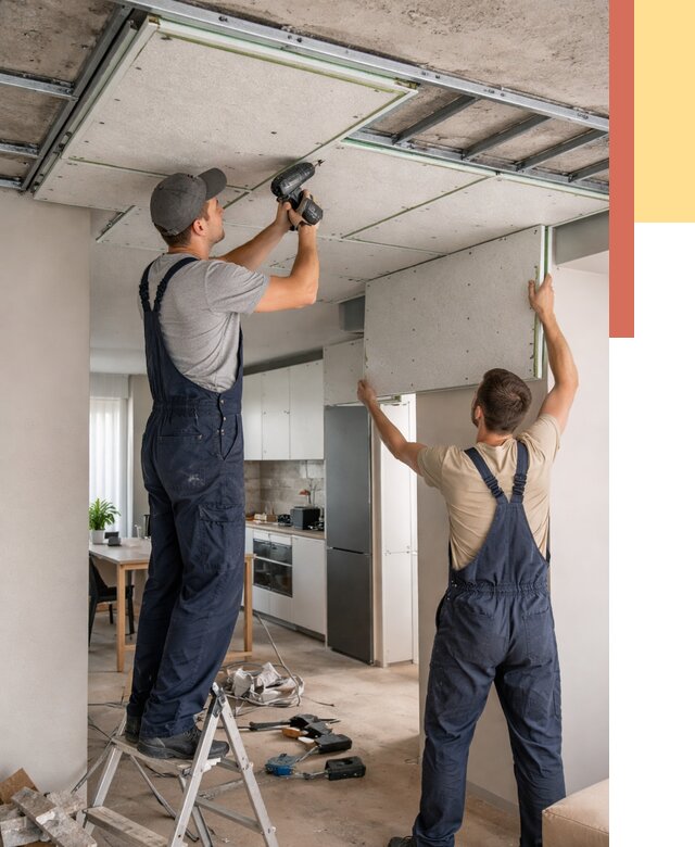 Шумоизоляция потолка панелями зипс в Черкесске от 1886 руб. под ключ | ОТДЕЛОЧНИК-Чрк